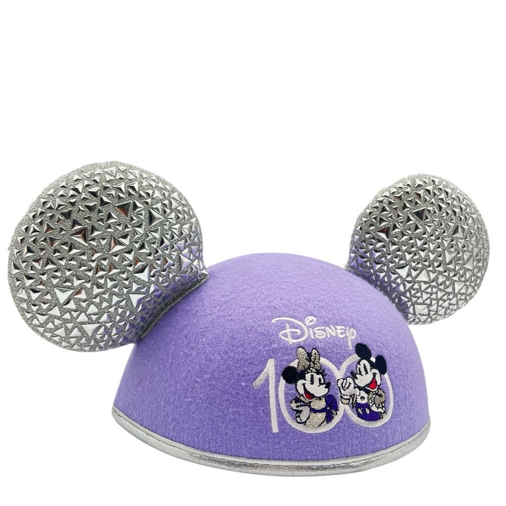 Mickey and Minnie Mouse Disney 100 Celebration Ears Hat for Adults